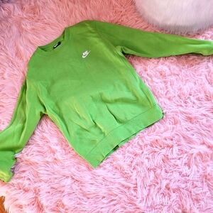 Men's Nike sweatshirt size small lime green